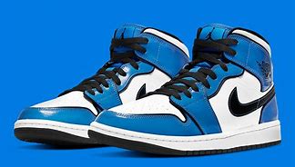 Image result for Blue Jordans