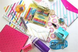 Image result for Cute School Supplies Kit
