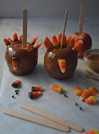 Image result for Thanksgiving Caramel Apples