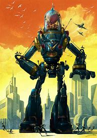 Image result for Retro Robots Large Painting