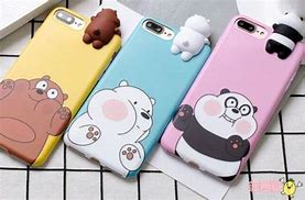 Image result for Cute Kawaii Bear Face Squishy Phone Case