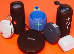 Image result for Blue Speakers Bluetooth Portable