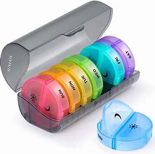 Image result for Weekly Pill Organizer