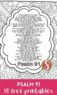 Image result for Psalm 91 Coloring Page