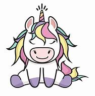 Image result for Cute Unicorn Sitting