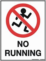 Image result for Running Sign