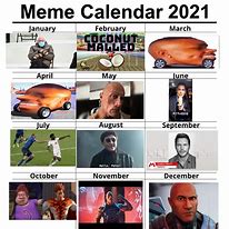 Image result for Même Calendar 2021