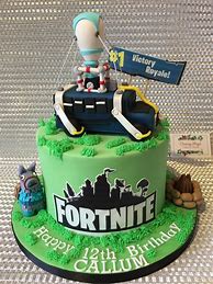 Image result for Fortnite Birthday Cake