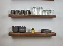 Image result for Dark Wood Floating Shelf