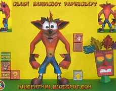 Image result for Crash Bandicoot Papercraft