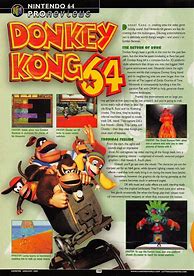 Image result for Donkey Kong 64 Magazine