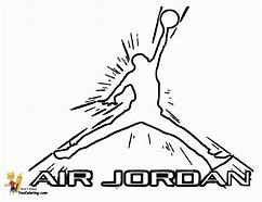 Image result for Nike Air Jordan Coloring Pages