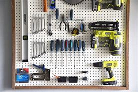 Image result for Pegboard Tool Storage