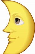 Image result for Half Moon Face Emoji