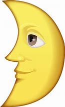 Image result for Half Quarter Moon Emoji