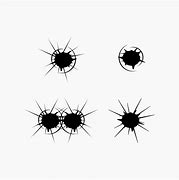 Image result for Bullet Hole Silhouette