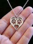 Image result for Cat Paw Print Necklace