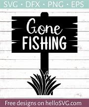 Image result for Gone Fishing SVG Free