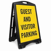 Image result for Welcome Guest Parking Sign