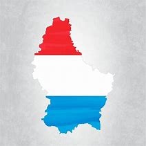 Image result for Luxembourg Map with Flag