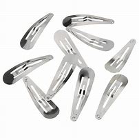 Image result for Silver Snap Hair Clips