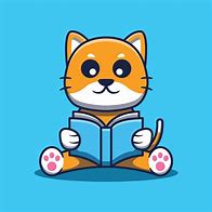 Image result for Cat Studying Cartoon