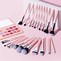 Image result for Pink Makeup Brushes Set