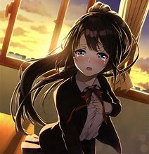 Image result for Anime Girl Sad Smile