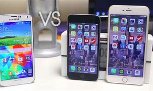 Image result for Galaxy S5 vs iPhone 6