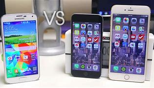 Image result for Galaxy S5 vs iPhone 6 Plus
