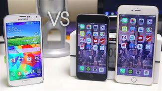 Image result for Galaxy S5 vs iPhone 6s