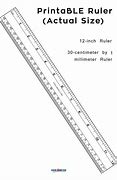 Image result for Printable Ruler with mm Actual Size