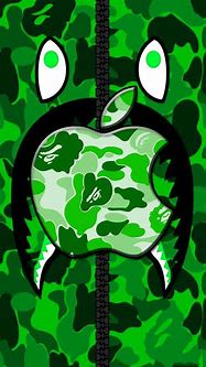 Image result for Green BAPE Wallpaper