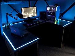 Image result for Gamer Desk Setup