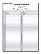 Image result for Training Attendance Sheet