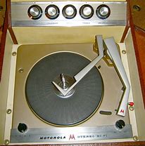 Image result for Vintage Motorola Portable Record Player
