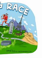Image result for Amazing Race Cartoon