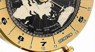 Image result for Seiko World Time Desk Clocks
