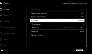 Image result for Sony BX300 TV Picture Settings