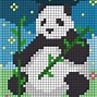 Image result for Panda Perler Bead Pattern Head