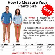 Image result for Us Size 4 Waist in Inches