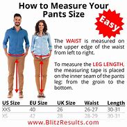 Image result for Trouser Size UK