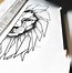 Image result for Abstract Lion Drawing