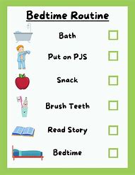 Image result for Night Routine for Kids