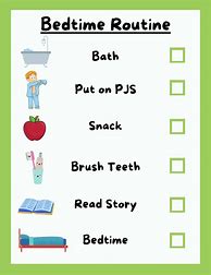 Image result for Night Time Routine Kids