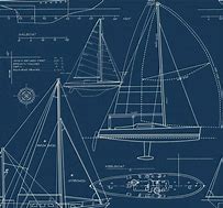 Image result for Sailboat Blueprint Wallpaper