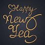 Image result for Happy New Year 2019 Black