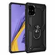 Image result for Samsung Galaxy A71 Silicone Defender Armor Ring Navy Case