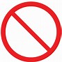 Image result for No Symbol Sign Clear