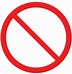 Image result for No Sign with Transparent Background